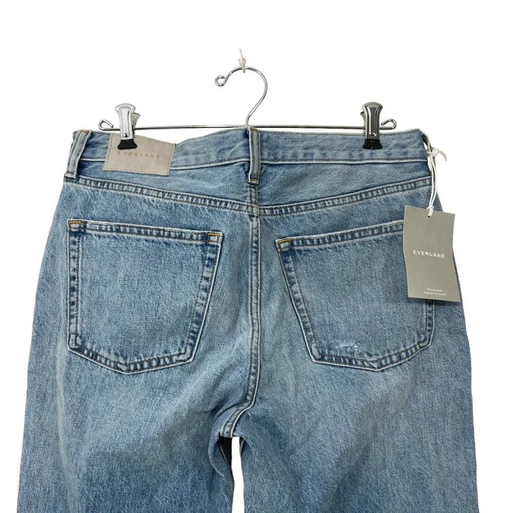 Everlane Broken In Blue The Everyone Vintage Jean Size E3 x 32 M 28/ W 26 NEW - Picture 6 of 11